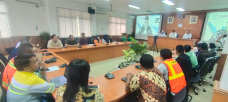 Rapat Forum CSR dalam rangka Pencegahan dan Pengendalian Penyakit AIDS-Tuberkulosis-Malaria (PP-ATM) di ruang rapat Serasan Sekundang Muara Enim/ist.