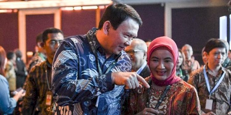 Direktur Utama (Dirut) Nicke Widyawati dan Komisaris Utama (Komut) Basuki Tjahaja Purnama alias Ahok/Net