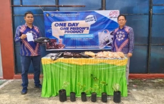 Lembaga Pemasyarakatan (Lapas) Kelas IIB Kayuagung menggelar kegiatan One Day One Prison’s Product atau dikenal dengan ODOPP/ist