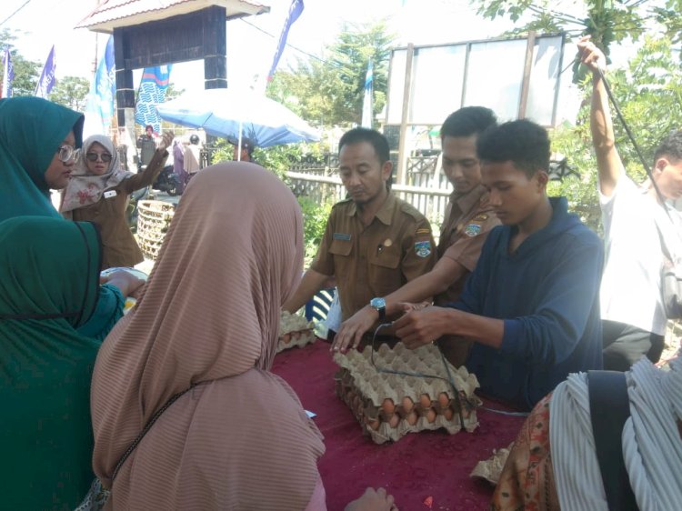 Kegiatan pasar murah yang digelar oleh Pemkab Muratara. (ist/rmolsumsel.id) 