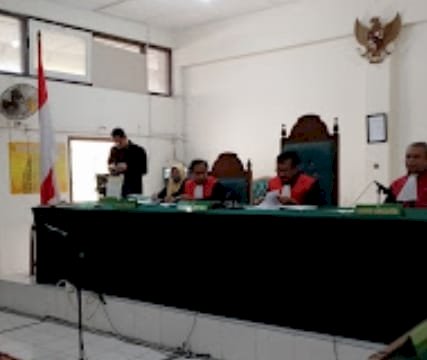 Sidang di Pengadilan Negeri Palembang/ist