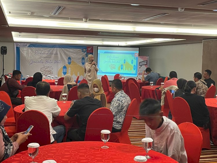 Jurnalistik Satu Hati buka bersama Astra Motor Sumsel/ist