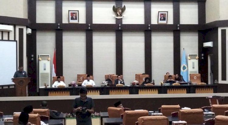 Sidang Paripurna DPRD OKI/ist