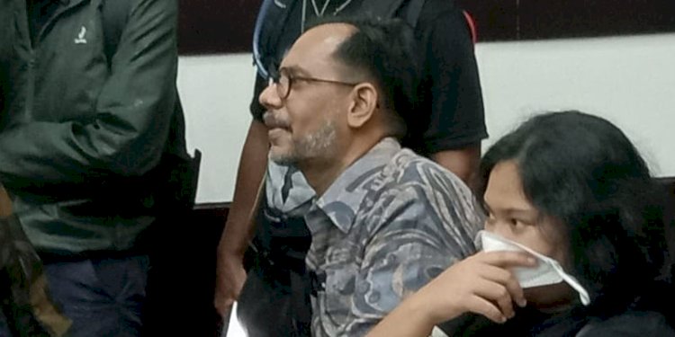 Haris Azhar saat menghadiri persidangan di PN Jakarta Timur/RMOL