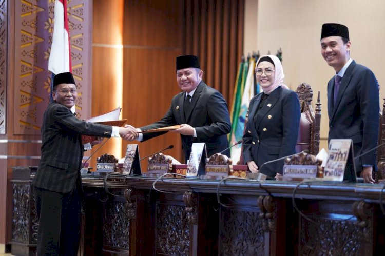 Tim Perumus Pansus DPRD Provinsi Sumsel menyampaikan hasil rekomendasi Laporan Keterangan Pertanggungjawaban (LKPJ) Gubernur Tahun Anggaran 2022/ist