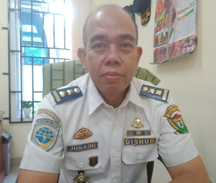 Kasi Angkutan dan Jalan Dishub Muara Enim, Akhmad Junaini.(Noviansyah/RmolSumsel.id)