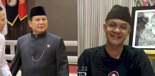 Prabowo Subianto dan Ganjar Pranowo/ist