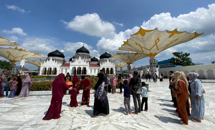 Masjid Raya Baiturrahman. (ist/rmolsumsel.id) 