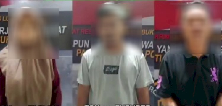 Tiga tersangka tindak pidana penggelapan uang di SPBU Durian Rampak Lubuklinggau ditangkap/ist