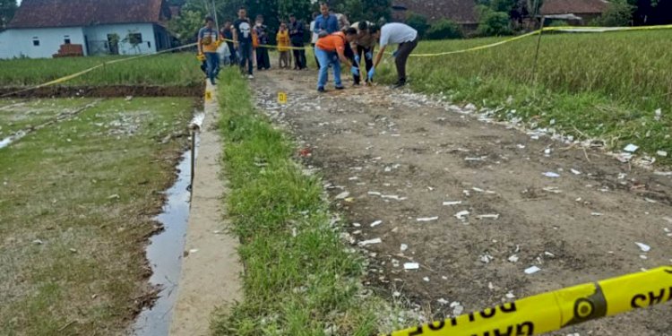Lokasi ledakan petasan yang melukai 6 orang anak telah dipasang garis polisi/RMOLJateng