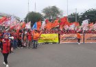 Ancam Kesejahteraan, Ratusan Buruh di Palembang Minta Pemerintah Cabut UU Cipta Kerja