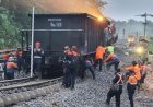 Titik Rel Amblas Bertambah, Perjalanan Kereta Palembang-Lampung Kembali Dibatalkan