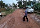 Dinas PUPR Muba Lakukan Peningkatan Jalan di Dusun II Desa Bukit Indah Kecamatan Plakat Tinggi 