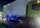Pelajar SMP Tewas Terlindas Truk Fuso di depan Kantor Camat Alang-alang Lebar Palembang 