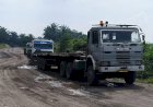 Belum Kantongi Izin Melintas di Muara Enim, Delapan Unit Truk Trailer Disetop