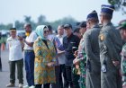 Latihan Matra Udara Jalak Sakti, Ketua DPRD Sumsel Sambut Pilot Pesawat Tempur