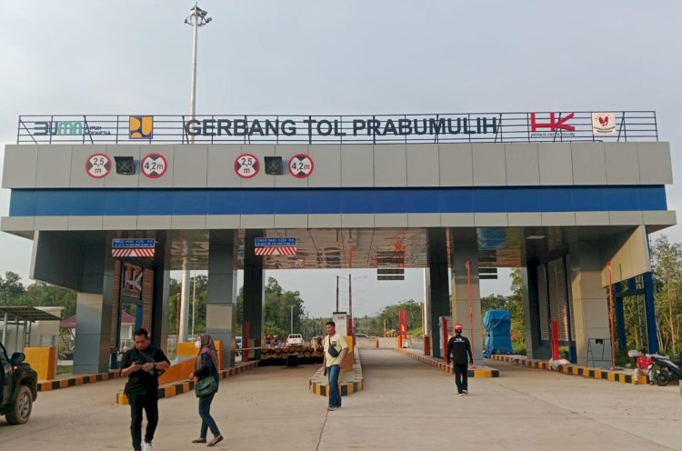 Gerbang Tol Prabumulih/ist