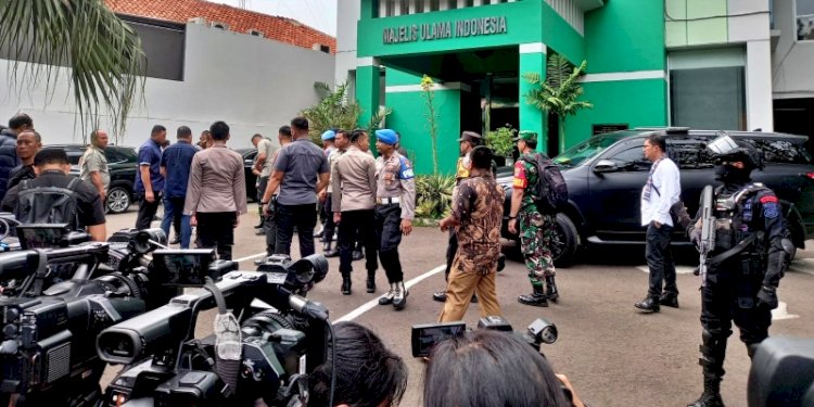 Kantor Majelis Ulama Indonesia (MUI) usai penembakan/RMOL