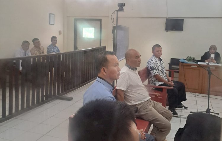 Sidang perdana kasus dugaan pemalsuan sertifikat tanah oleh mantan Ketua DPW PKS Sumsel, Erza Saladin/Foto:Dudy Oskandar
