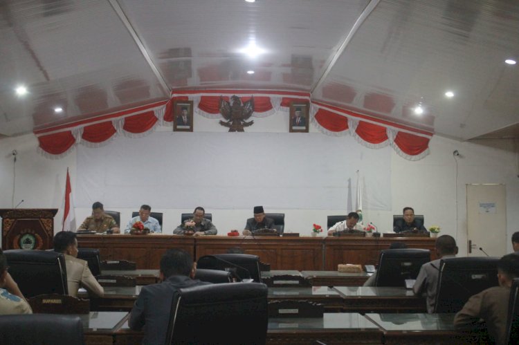 DPRD Pali menggelar rapat bersama Kanwil Kemenkumham Sumsel/ist