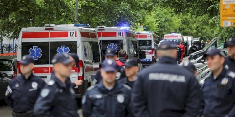 Petugas keamanan di Serbia/Net