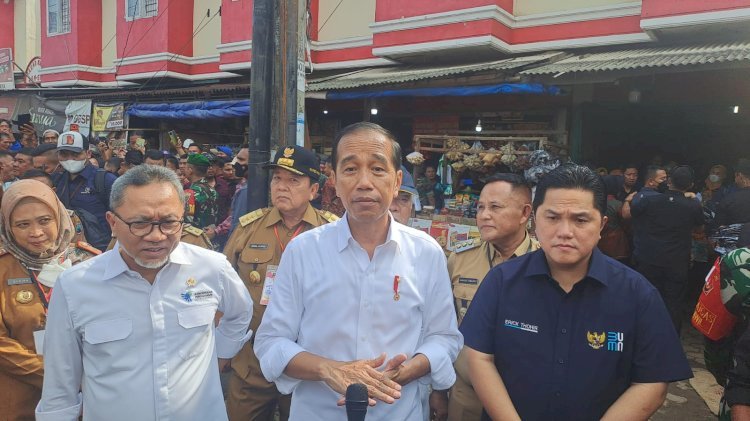 Presiden RI, Joko Widodo saat melakukan kunjungan kerja di Lampung. (RmolLampung.id) 