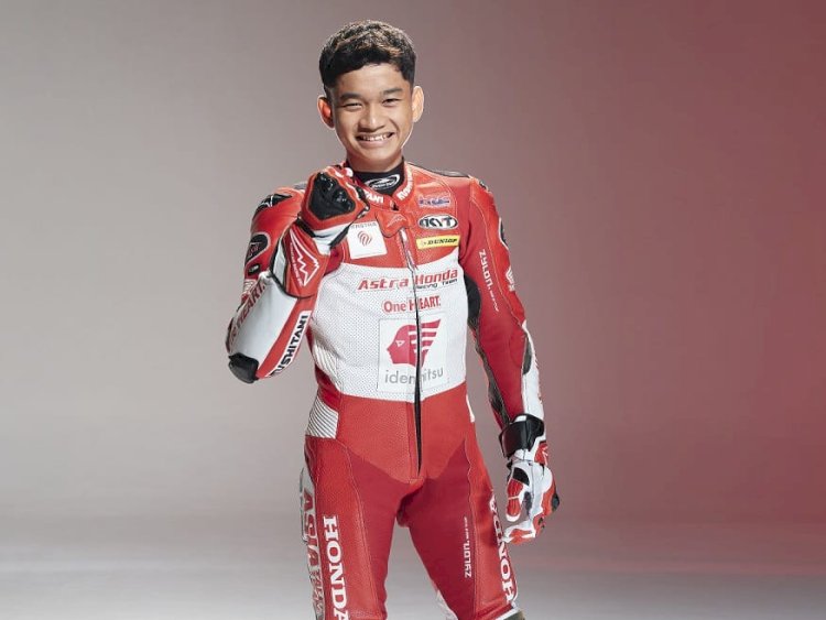 Fadillah Arbi Siap Taklukkan JuniorGP 2023 Bersama Astra Honda Racing Team . (ist/RmolSumsel.id)