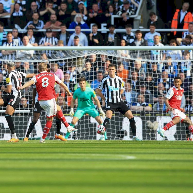 Martin Odegard menjebol gawang Newcastle/ist
