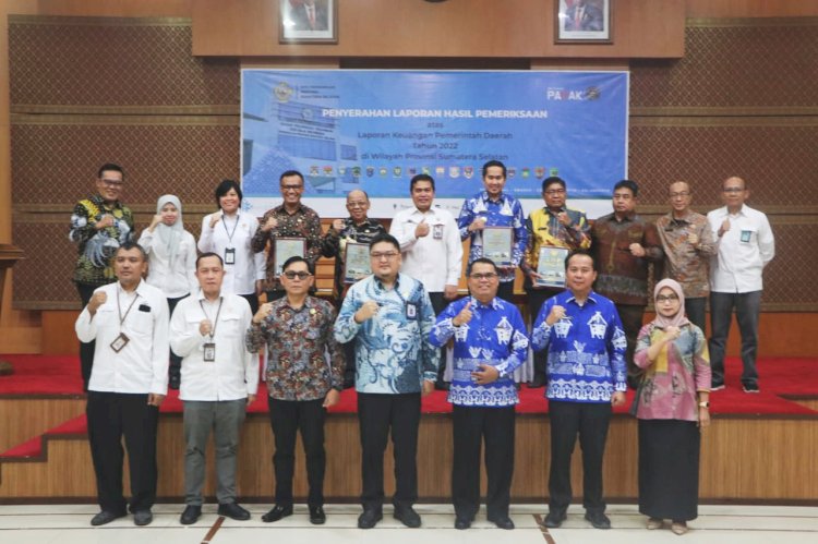 Pemkab Muara Enim raih opini Wajar Tanpa Pengecualian (WTP) atas Laporan Keuangan Pemerintah Daerah dari Badan Pemeriksaan Keuangan (BPK) RI. (ist/rmolsumsel)