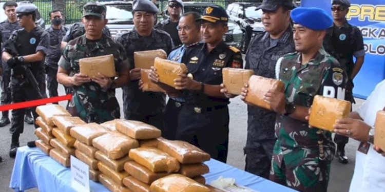 Barang bukti ganja yang berhasil diamankan petugas/Ist