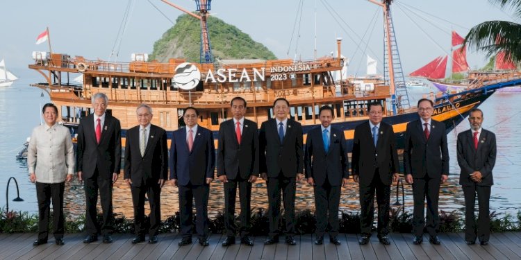Para pemimpin ASEAN ketika menghadiri KTT ke-42 ASEAN di Labuan Bajo, Nusa Tenggara Timur pada Rabu, 10 Mei 2023/Ist