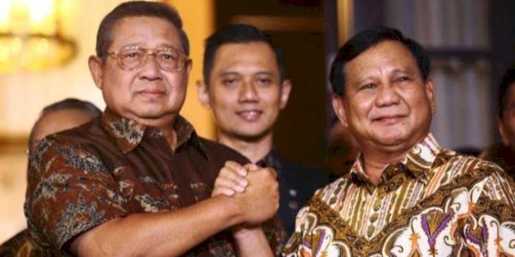 Susilo Bambang Yudhoyono saat bertemu Prabowo Subianto beberapa tahun silam/Net