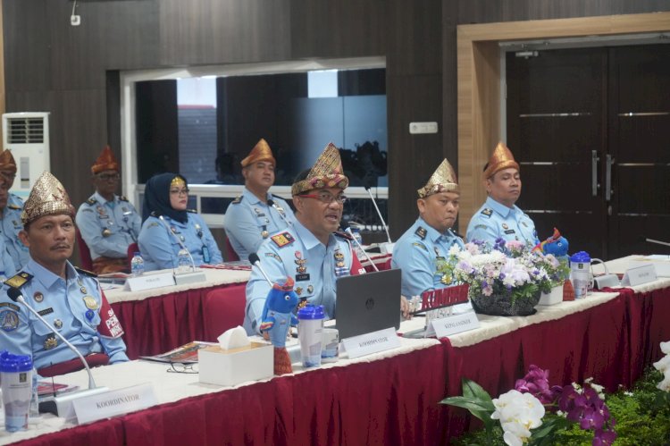 Kegiatan Evaluasi WBBM dipimpin langsung oleh Kakanwil Kemenkumham Sumsel Ilham Djaya/ist