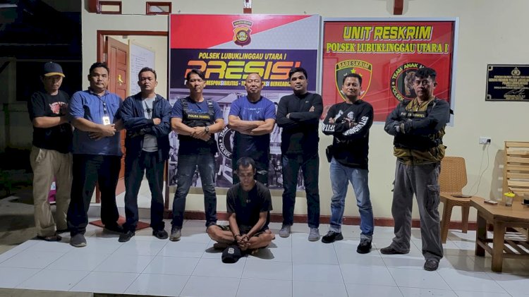 Tersangka Sandit ditangkap Tim Anak Macan Polsek Lubuklinggau Utara/ist