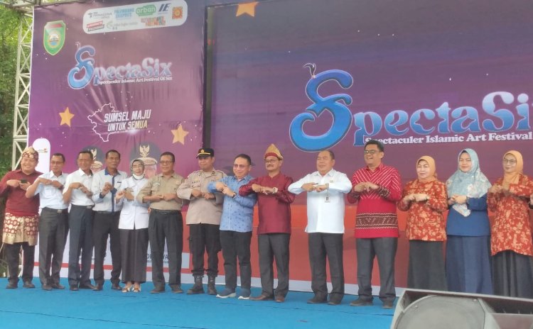 SMA Negeri (SMAN) 6 Palembang menggelar kegiatan Spactaculer Islamic Art Festival Of Six (Spectasix)/Foto:Dudy Oskandar
