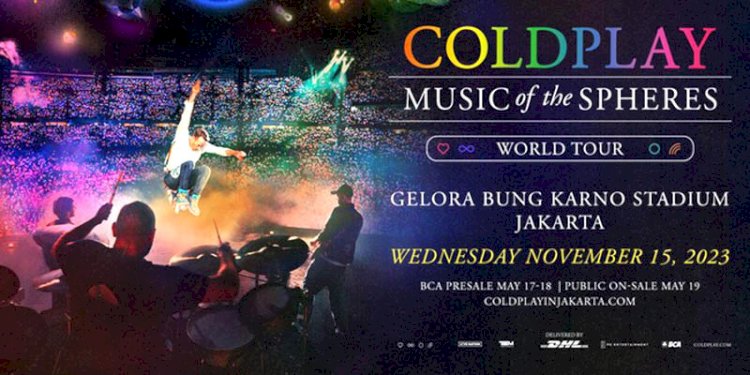 Ilustrasi penjualan tiket online konser Coldplay di Indonesia/Net