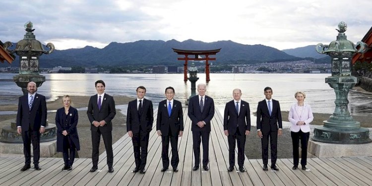 Para pemimpin G7 di KTT Hiroshima, 19 Mei 2023/Net