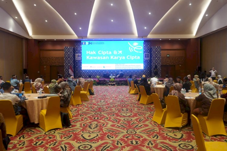 Kanwil Kemenkumham Sumsel  bersama Direktorat Jenderal Kekayaan Intelektual menggelar sosialisasi mengenai kekayaan intelektual kali ini mengangkat tema 'Hak Cipta'.(dok. Humas KemenkumHAM)