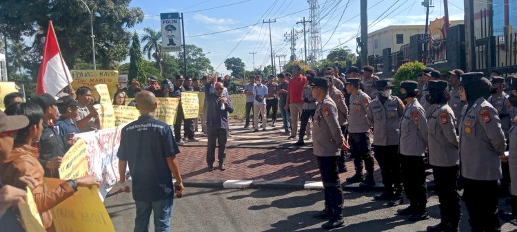 Demo Polda Bengkulu/ist