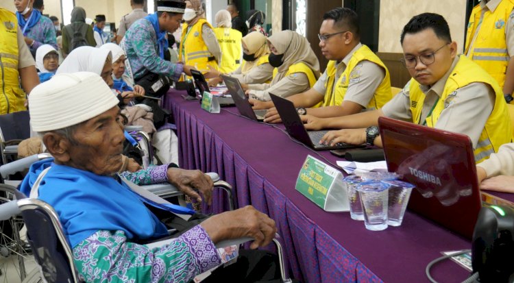 Karto Yitno Ahmad Sadiyo, CJH tertua asal Sumsel yang berangkat haji di tahun 2023/ist