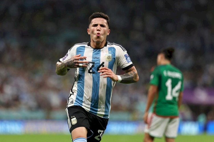 Gelandang Timnas Argentina, Enzo Fernades /net