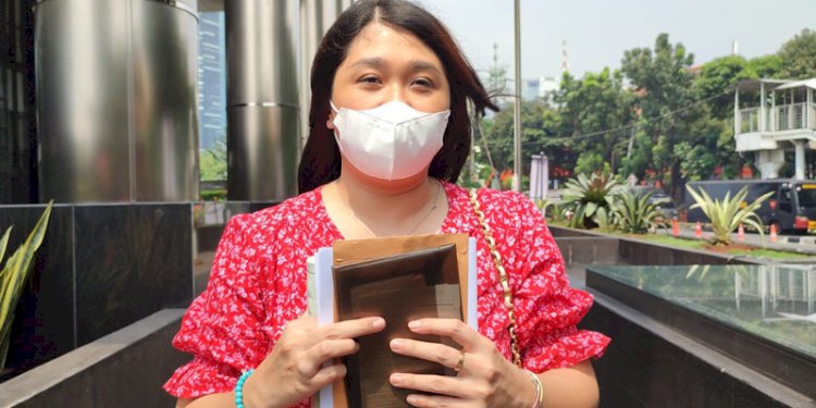 PNS Ditjen Minerba, Christa Handayani Pangaribowo, usai diperiksa KPK/RMOL