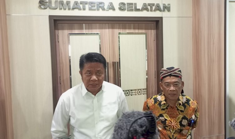 Gubernur Sumsel H Herman Deru dan Bupati Murata H Devi Suhartoni/ist