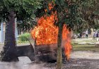 Alami Korsleting, Mobil Suzuki Didepan Rumah Hangus Terbakar