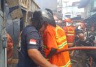 Diduga Tabung Gas Meledak, 3 Rumah Bedeng di Palembang Hangus Terbakar