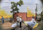 Tanah Diserobot, Puluhan Orang dari Ahli Waris Kgs Nanung (Alm) Gelar Aksi Pemasangan Spanduk   