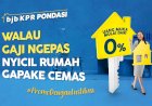 bank bjb Kenalkan Program bjb KPR Pondasi,  Punya Rumah dengan DP 0 Persen