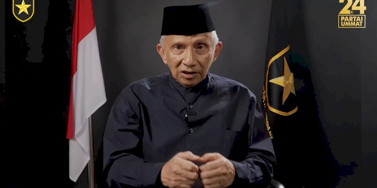 Ketua Majelis Syuro Partai Ummat, Amien Rais/Repro