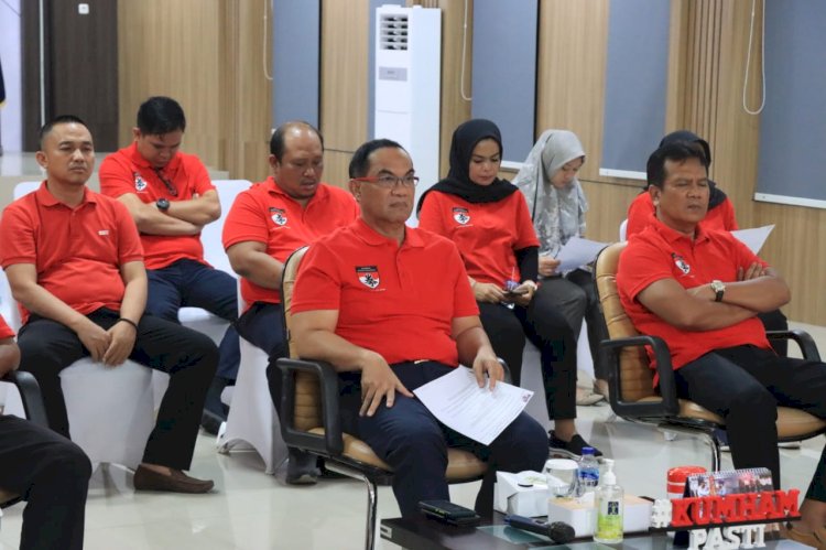 Ketua FKI Wilayah Sumsel Dr Ilham Djaya ikuti Rakornas Kempo secara hybrid/ist
