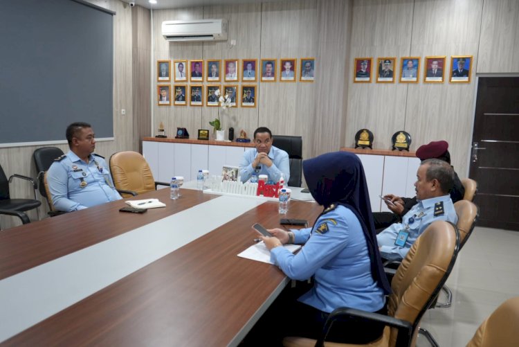 Soft Launching Aplikasi E-Mawas Inspektorat Jenderal Kementerian Hukum dan HAM bersamaan dengan kegiatan Aktif Belajar Plus Tahun 2023 secara virtual, Selasa (7/6). (Humas KemekumHAM Sumsel)
